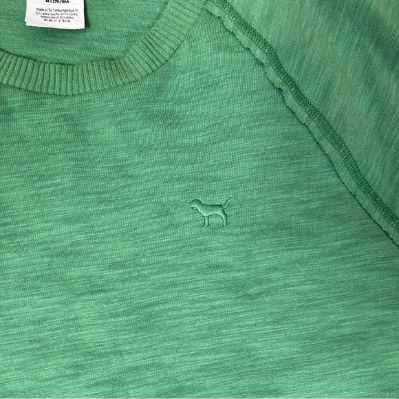 PINK VS | Summer Lounge Cotton Short Sleeve Cropped Oversized Shirt Size M - Picture 8 of 11